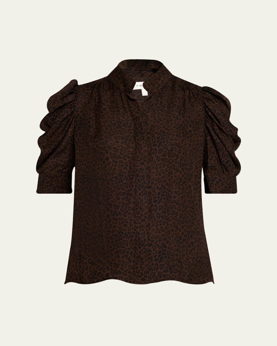 The Leopard Gillian Top